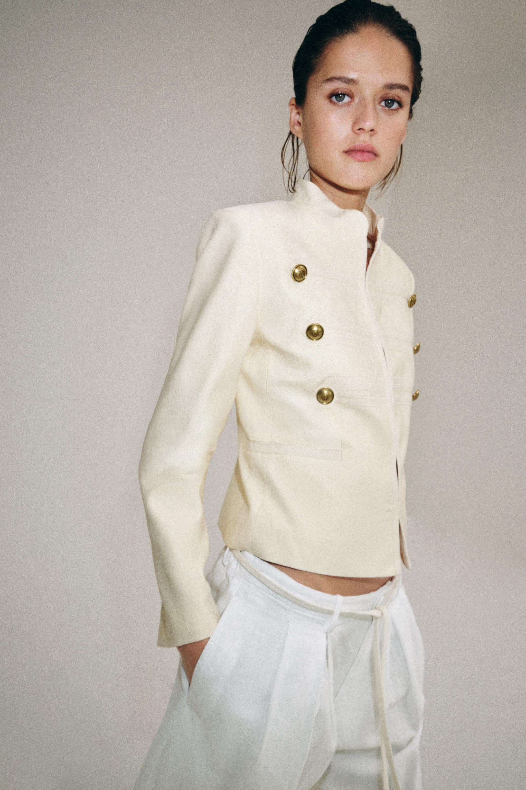 ZW COLLECTION FITTED BUTTON JACKET